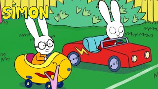 The race car 🏎️⚡🚁 Simon  45min compilation  Season 2 Full episodes  Cartoons for Children [upl. by Gilson195]