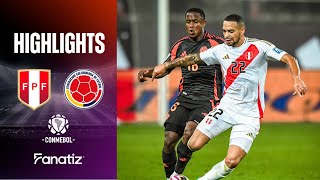 Perú 11 Colombia  Extended Game Highlights  World Cup Qualifiers 2026 [upl. by Pfaff]