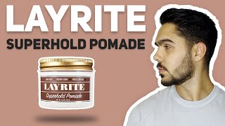 Layrite Superhold Pomade  Product Review [upl. by Davis]