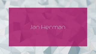 Jan Herman  appearance [upl. by Fulviah465]