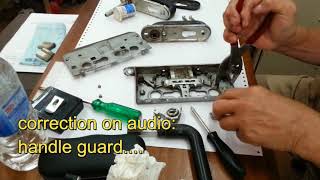 HOW TO HAND CHANGE ISEO EURO lock with a 2 position EURO HOLES [upl. by Creamer]