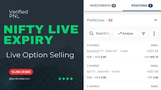 Live Intraday Trading  Nifty Expiry Option Selling  7 November  Kotakneo [upl. by Oirottiv]