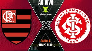 FLAMENGO X INTERNACIONAL  BRASILEIRÃO 2023 AO VIVO  PARCIAIS DO CARTOLA EM TEMPO REAL [upl. by Euqinamod365]