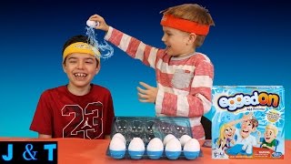 Egged On Egg Roulette Game  Jake and Ty [upl. by Aneert]