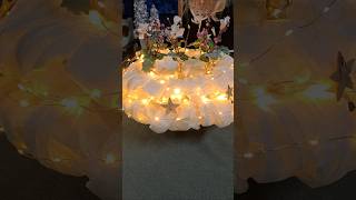 diezürcherin Adventskranz aus Frischhaltepapier floristik dekoration diy deutsch short [upl. by Merchant693]