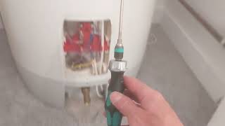 Oso hot water cylinder How do I turn the temperature down [upl. by Ahcsas]