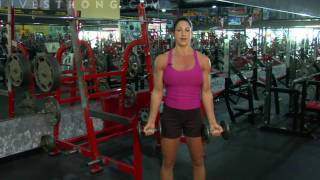 How to Do Standing Dumbbell Curls [upl. by Rudin493]