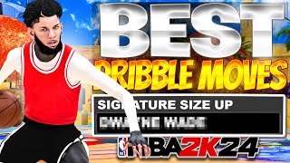 BEST DRIBBLE MOVES for ALL BUILDS IN NBA 2K24 SEASON 4  FASTEST DRIBBLE MOVES  COMBOS 2K24 [upl. by Elsworth539]