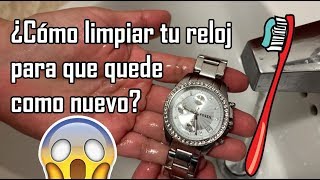 Cómo limpiar un reloj para que quede como nuevo [upl. by Erodoeht728]