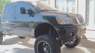 Acceleration Tests 10quot Lifted Nissan Titan V8 on 37s [upl. by Whiney57]