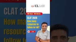 How many resources to follow for CLAT GK preparation clat2025 clatcurrentaffairs clatgk [upl. by Wilhelm]