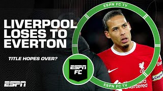 Steve Nicol says Liverpool’s title hopes are OVER after loss to Everton REACTION  ESPN FC [upl. by Aryhs]