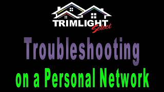 Video 6  Troubleshooting the controller connected to a personal network [upl. by Nosaj]