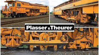 PLASSER 0916 CSM amp DUOMATIC 0932 CSM by Plasser amp Theurer in action [upl. by Virginie]