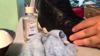 Part 1 Air Jordan XIII 13 Uncrease Toe Box Ironing Method [upl. by Eilssel218]