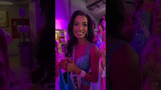 La impresión de Miss República Dominicana tras la preliminar 🇩🇴 MissUniverso MissUniverse Shorts [upl. by Wendi]