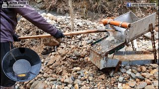 Gold Prospecting in Streams  a practical and easy way to find plenty of gold ALTINAVCISI1 [upl. by Stewardson204]