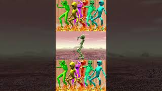 dame tu cosita  vs  patila  challenge  green alien  dance  puzzle [upl. by Ervine344]