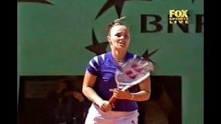 Martina Hingis vs Sabine Appelmans Roland Garros 2000 R1 🆕 [upl. by Olfe]