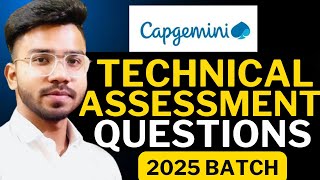 Capgemini Technical MCQ Questions amp Answers 2024  Capgemini Technical Assessment [upl. by Ecreip795]