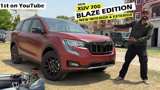 All New Black Interior amp Matt Exterior New Mahindra XUV 700 Blaze Edition Finally Here [upl. by Vince]