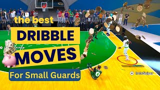 The best DRIBBLE MOVES for SMALL GUARDS in NBA2k25 w tutorial and CONTROLLER CAM [upl. by Llehcear]