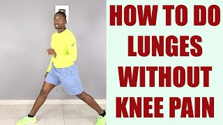 How to Do Lunges without Knee Pain [upl. by Nnasor]