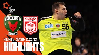 Füchse Berlin vs Dinamo Bucuresti  Round 3  EHF European League Men 202324 [upl. by Emmalynn]