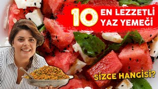 En Lezzetli 10 Yaz Yemeği ☀️⛱️ Kendi Tariflerim🍉🍟 Kolayca Yapma Yolları ve İpuçlarımla🧐 [upl. by Etolas]