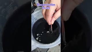 Zincnickel alloy blue passivation process Zn232 [upl. by Odlonyer]