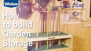 How to make garden tool storage units with Wickes [upl. by Pritchett]