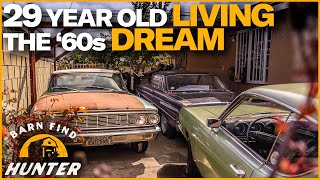 29 Year old LIVING the 60s DREAM in 2024 Resurrecting Rare Fords  Barn Find hunter [upl. by Enyamert]