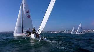 Cascais J70 Winter Series  SailCascais Trophy Day 1 [upl. by Nibor]