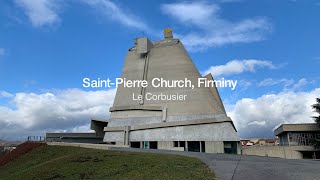 Le Corbusier  SaintPierre Church Firminy RhôneAlpes France 19631965 Saint Peter Church [upl. by Drapehs]