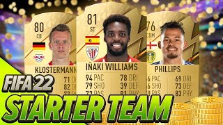 Best Fifa 22 Starter Team  50100200300k  Fifa 22 Ultimate Team [upl. by Teillo]