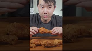 breaking 24 HOUR FAST with FRIED CHICKEN [upl. by Mervin]