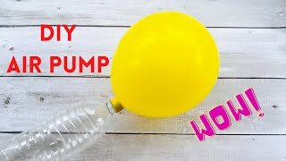 DIY Balloon Inflator Pump  How to make Air Pump for Balloon at Home using Bottle lifehacks [upl. by Akitnahs]