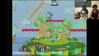 Legendary footage of Mangos Kirby vs LuckyAlex19 [upl. by Ahsiniuq]