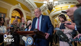 WATCH Schumer delivers remarks after Senate Republicans elect Thune next majority leader [upl. by Hurley]