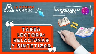 Cómo desarrollar las tareas lectoras de relacionar y sintetizar en la PAES  LA PIZARRA A UN CLIC CL [upl. by Leatri666]