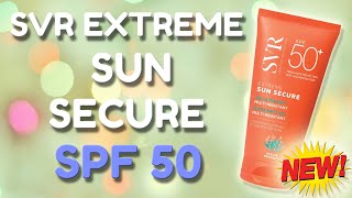 SVR EXTREME SUN SECURE SPF 50  opinions skin test INCI [upl. by Annabella]