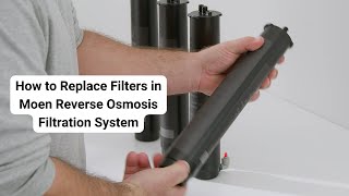 How to Replace Moen Reverse Osmosis Filter Cartridge [upl. by Acinoed]