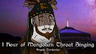 1 Hour of Mongolian Throat Singing to connect with Tengri [upl. by Casandra]