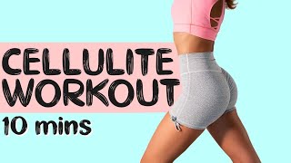 10 min CELLULITE REDUCTION WORKOUT  28 Day Challenge [upl. by Ulland]