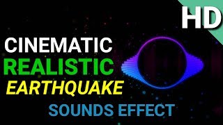 Realistic Earthquake Sound Effect High Quality  mp3 3D [upl. by Mutz]