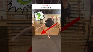 How To Do BRUCE LEE Side Kick to Knee 🐉 Shorts BruceLee MartialArts [upl. by Toy939]