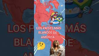 LOS PAISES MÁS BLANCOS DE AMÉRICA countryballs paises historia mapa mexico argentina [upl. by Marylynne]