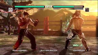 Tekken 6 BR Lars vs Jin [upl. by Kroo]