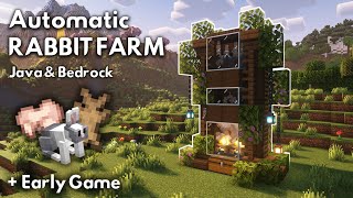 Minecraft RABBIT FARM Tutorial 121  MINECRAFT TUTORIAL [upl. by Davidde969]