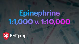 Epinephrine 11000 v 110000 [upl. by Keane277]